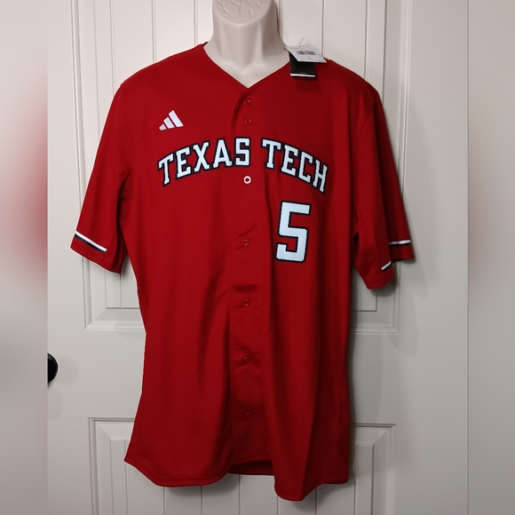 NWT Adidas Men's Texas Tech Mahomes Football Jersey JP3739 Size L - Picture 1 of 8